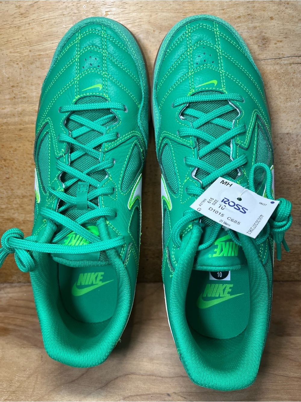 NEW Nike Gato COLORFUL Mens Size 10 Shoes Sneakers Stadium Green Green Strike - Picture 7 of 9